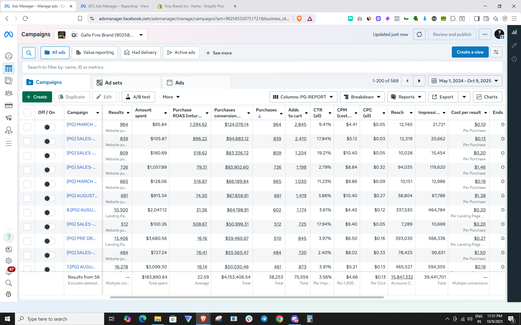 Results screenshot 1